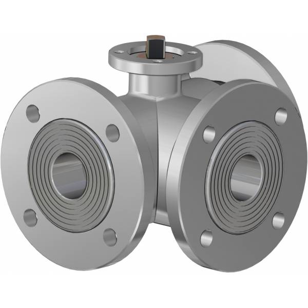 Valvola A Sfera Flangiata Wafer In Acciaio Inossidabile