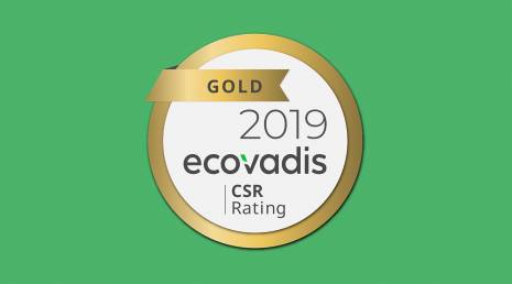 Nuovo assessment EcoVadis 2019: GOLD MEDAL