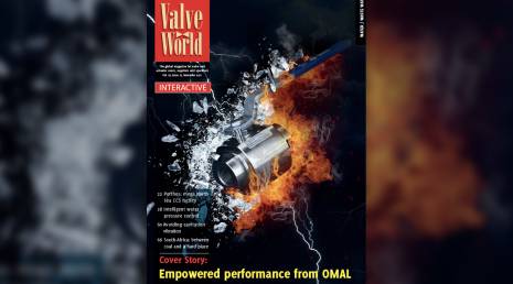 OMAL in copertina Valve World Magazine di Novembre