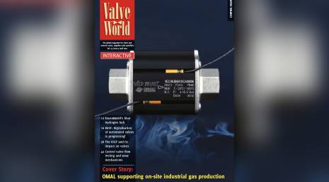 OMAL in copertina Valve World Magazine di Aprile 2022